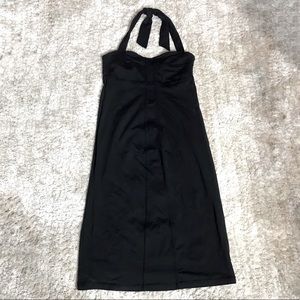 Athleta  black halter dress